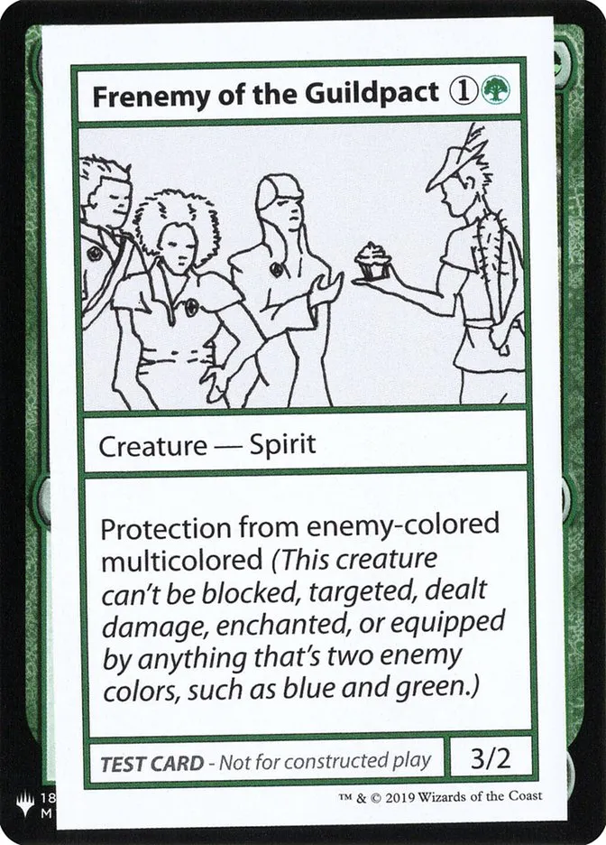 2019 Mystery Booster Playtest Cards 2019 Frenemy of the Guildpact rare #74 unlisted card image