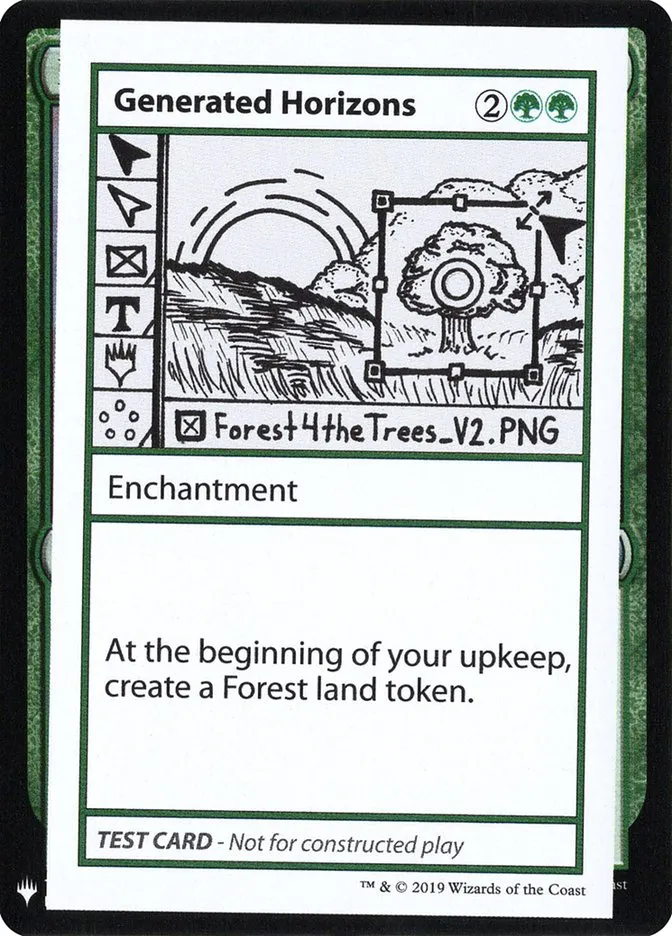 2019 Mystery Booster Playtest Cards 2019 Generated Horizons rare #75 unlisted card image