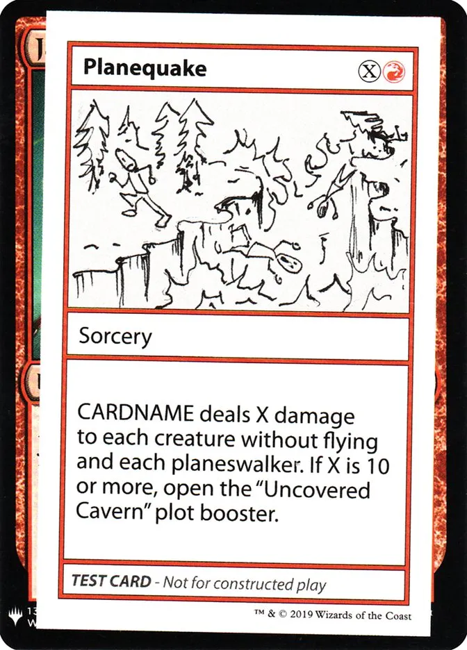 2019 Mystery Booster Playtest Cards 2019 Planequake rare #59 unlisted card image