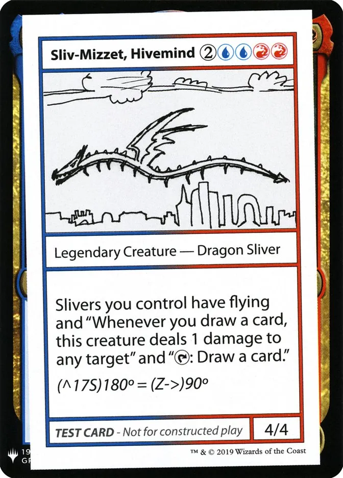 2019 Mystery Booster Playtest Cards 2019 Sliv-Mizzet, Hivemind rare #99 unlisted card image
