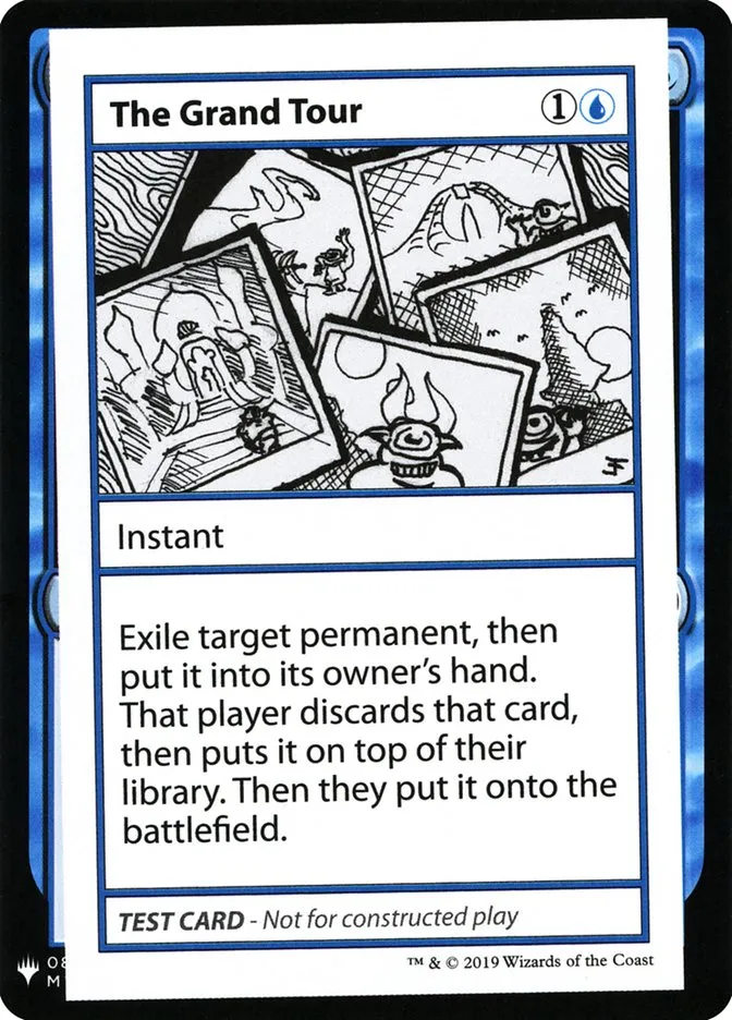 2019 Mystery Booster Playtest Cards 2019 The Grand Tour rare #30 unlisted card image
