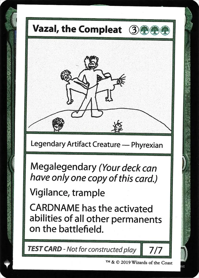 2019 Mystery Booster Playtest Cards 2019 Vazal, the Compleat rare #85 unlisted card image