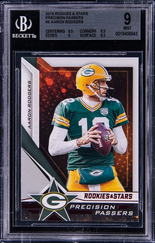 2019 Panini Aaron Rodgers Rookies & Stars Precision Passers #PP-AR card image