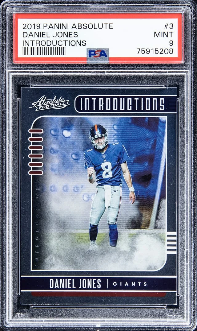2019 Panini Absolute Daniel Jones Introductions #3 card image