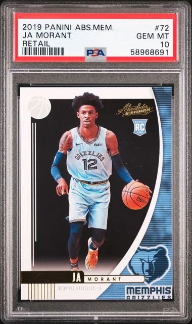 2019 Panini Absolute Ja Morant Memorabilia Retail #72 card image