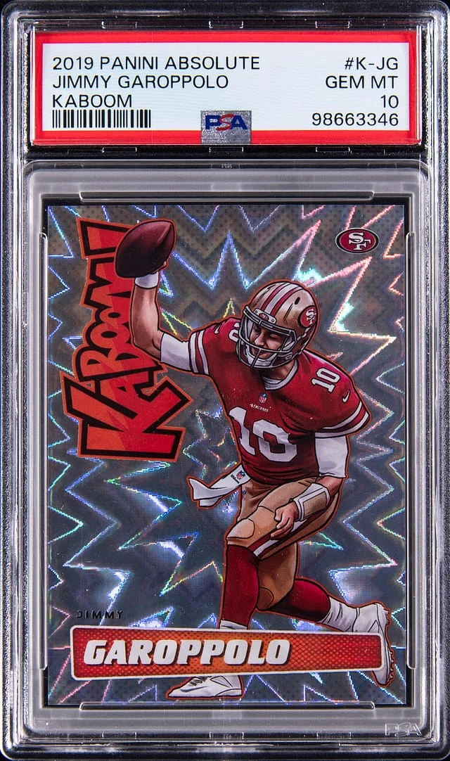 2019 Panini Absolute Jimmy Caroppolo Kaboom #K-JG card image