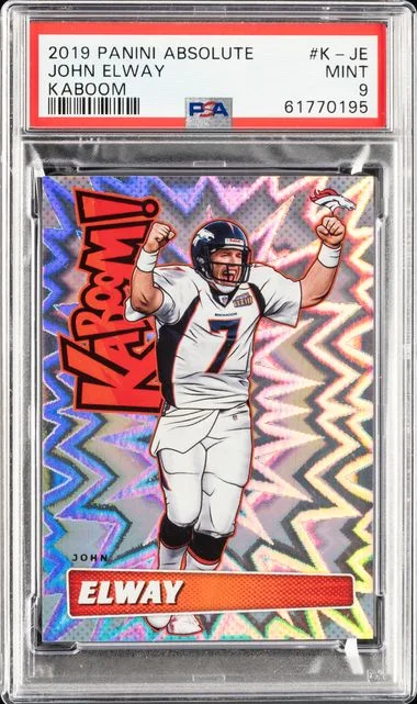 2019 Panini Absolute John Elway Kaboom! #K-JE card image