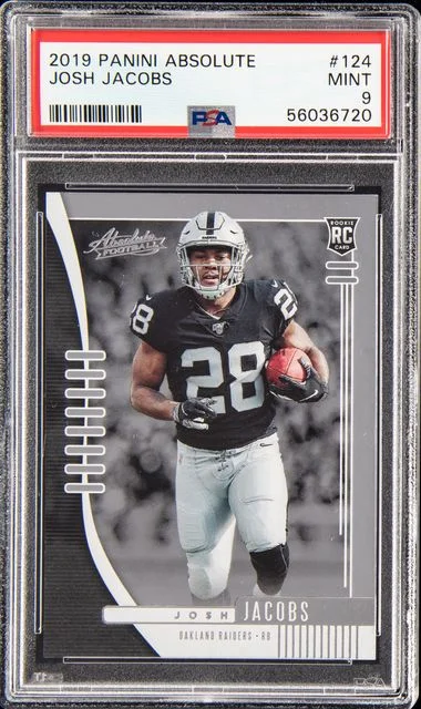 2019 Panini Absolute Josh Jacobs #124 card image