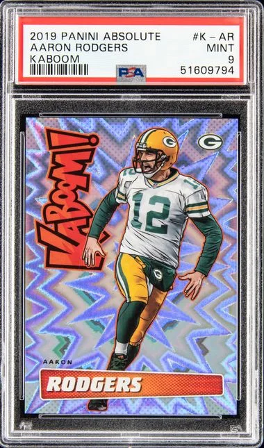 2019 Panini Absolute Kaboom! K-Ar Aaron Rodgers #no-number card image