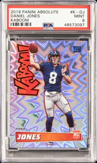 2019 Panini Absolute Kaboom! K-Dj Daniel Jones #no-number card image