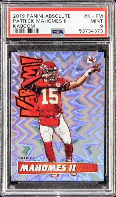 2019 Panini Absolute Kaboom! K-Pm Patrick Mahomes II #no-number card image