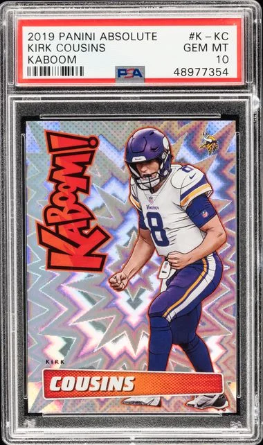 2019 Panini Absolute Kirk Cousins Kaboom! #K-KC card image