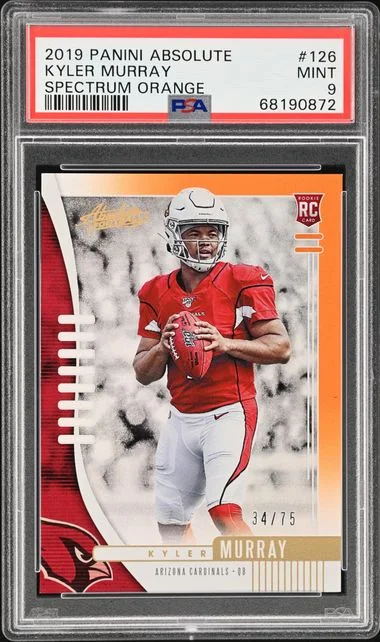 2019 Panini Absolute Kyler Murray Signature-Red Squares #126 card image