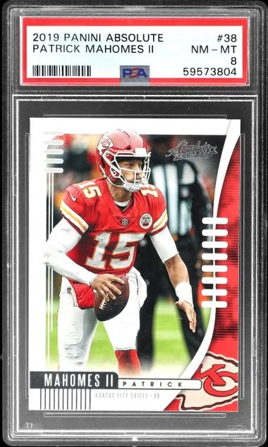 2019 Panini Absolute Patrick Mahomes II #38 card image
