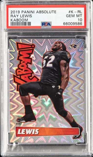 2019 Panini Absolute Ray Lewis Kaboom! #K-RL card image