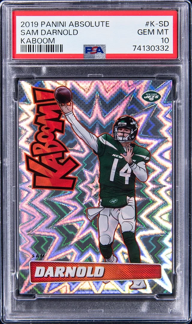 2019 Panini Absolute Sam Darnold Kaboom #K-SD card image