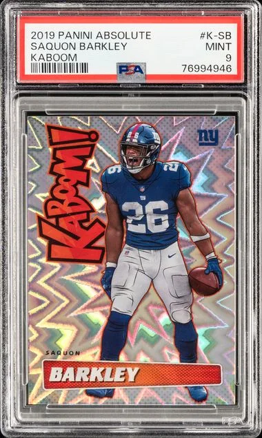 2019 Panini Absolute Saquon Barkley Kaboom! #K-SB card image