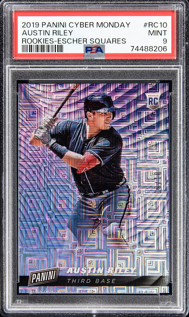 2019 Panini Austin Riley Cyber Monday Rookies Escher Squares #RC10 card image