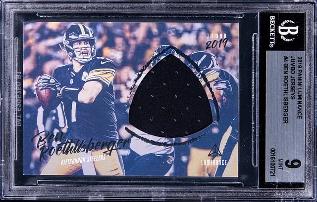 2019 Panini Ben Roethlisberger Luminance Jumbo Jersey #4 card image