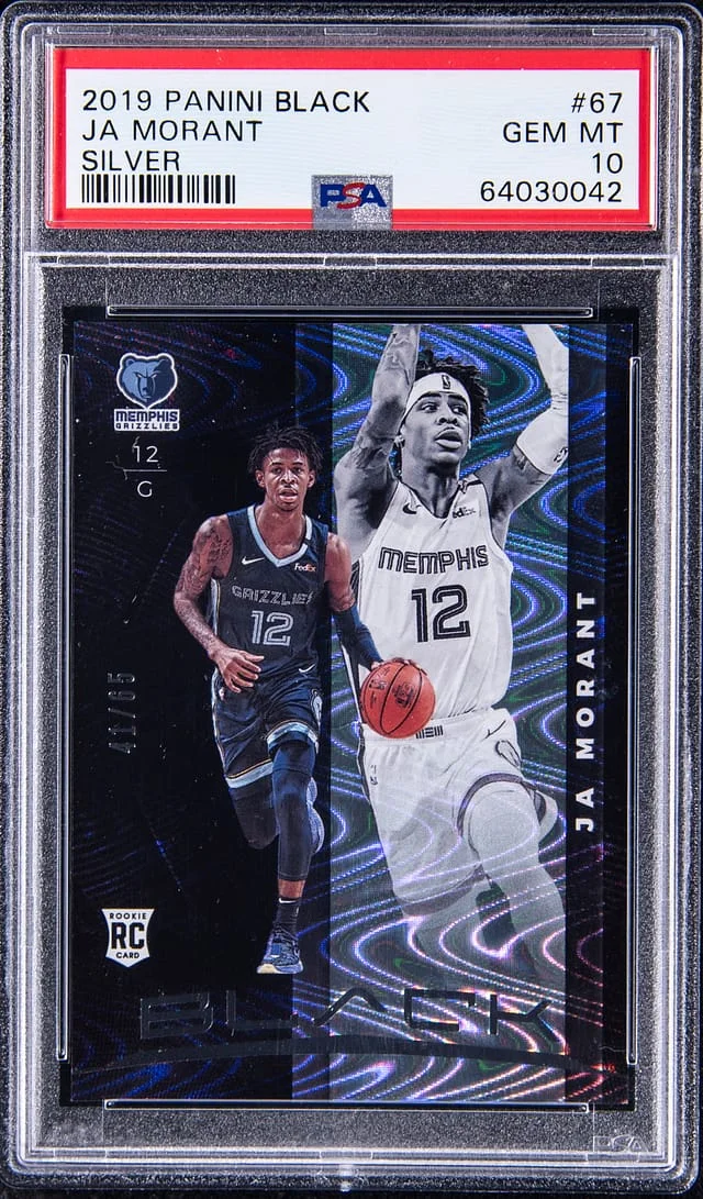 2019 Panini Black Ja Morant Silver #67 card image