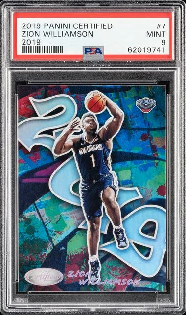 2019 Panini Certified Zion Williamson 2019 #7 card image