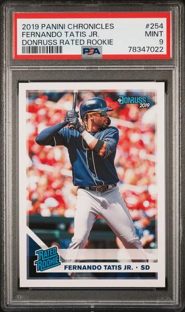 2019 Panini Chronicles Fernando Tatis Jr. Donruss Rated #254 card image