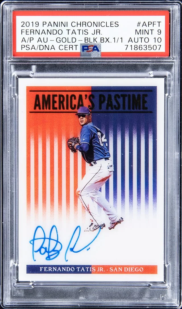 2019 Panini Chronicles Fernando Tatis Jr. Black Box #AP-FT card image
