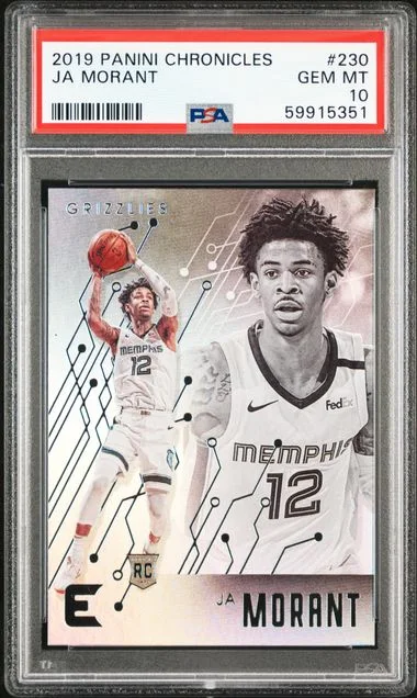 2019 Panini Chronicles Ja Morant #230 card image