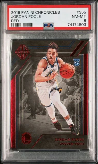 2019 Panini Chronicles Jordan Poole #355 card image