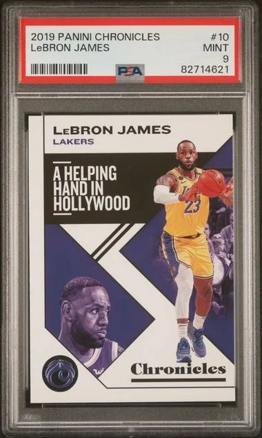 2019 Panini Chronicles LeBron James #10 card image