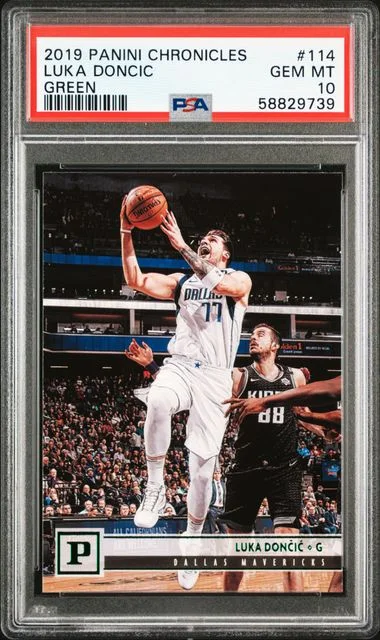 2019 Panini Chronicles Luka Doncic Green #114 card image