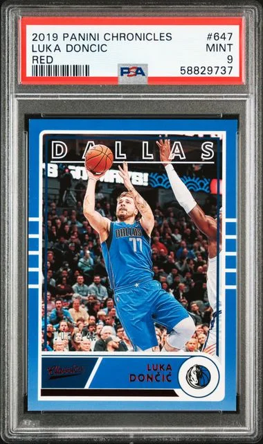 2019 Panini Chronicles Luka Doncic Red #647 card image