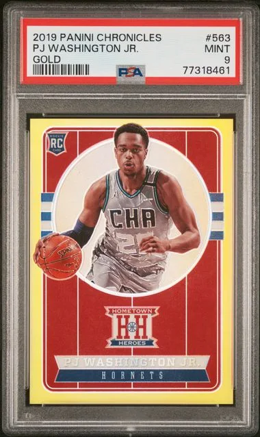 2019 Panini Chronicles Pj Washington Jr. Gold #563 card image