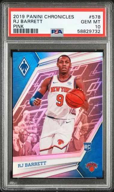 2019 Panini Chronicles Rj Barrett Pink #578 card image