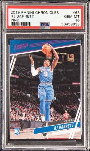 2019 Panini Chronicles Rj Barrett Pink #68 card image