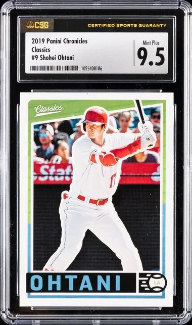 2019 Panini Chronicles Shohei Ohtani Classics Green #9 card image