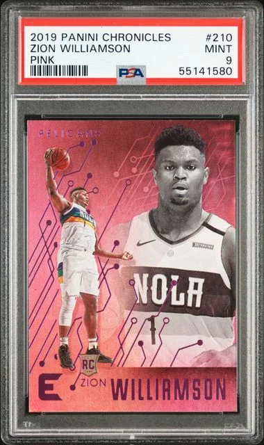 2019 Panini Chronicles Zion Williamson #210 card image