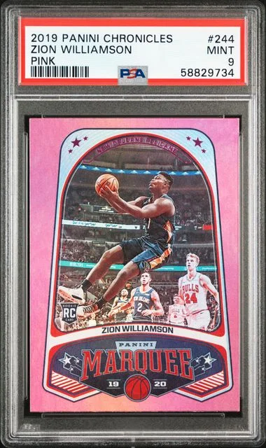 2019 Panini Chronicles Zion Williamson #244 card image