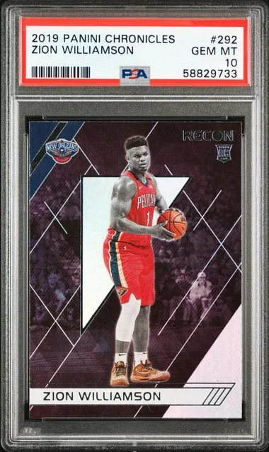 2019 Panini Chronicles Zion Williamson #292 card image