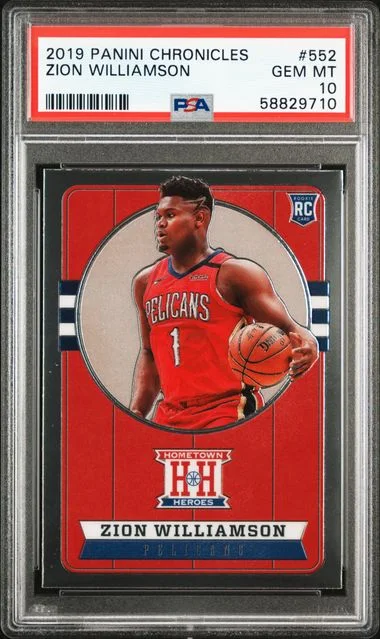 2019 Panini Chronicles Zion Williamson #552 card image