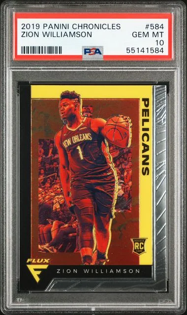 2019 Panini Chronicles Zion Williamson #584 card image