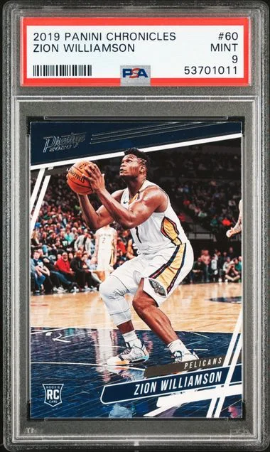 2019 Panini Chronicles Zion Williamson #60 card image
