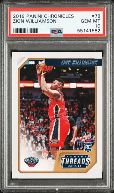 2019 Panini Chronicles Zion Williamson #78 card image