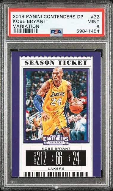 2019 Panini Contenders Draft Picks Kobe Bryant #32 card image
