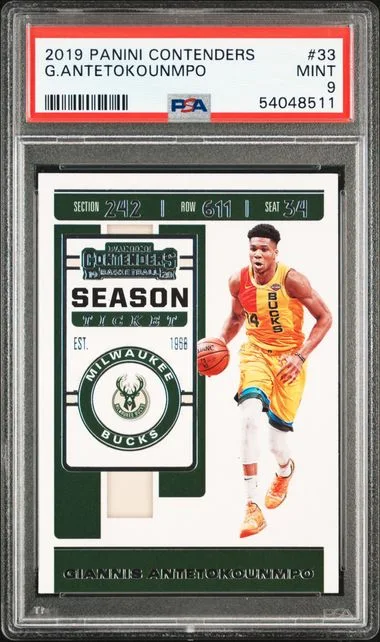 2019 Panini Contenders Giannis Antetokounmpo #33 card image