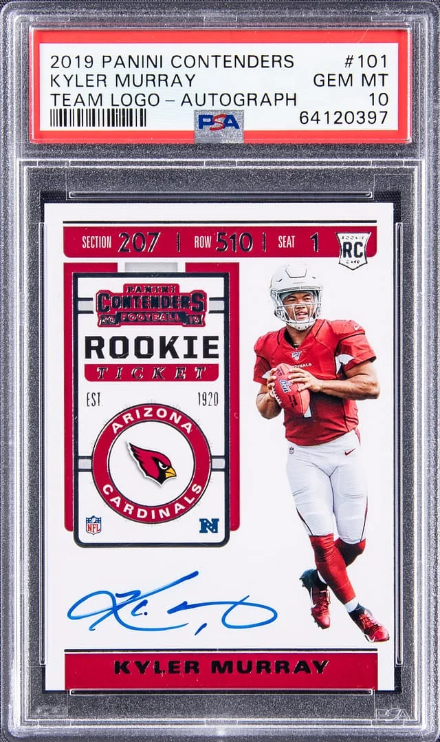 2019 Panini Contenders Kyler Murray Team Logo #101A card image