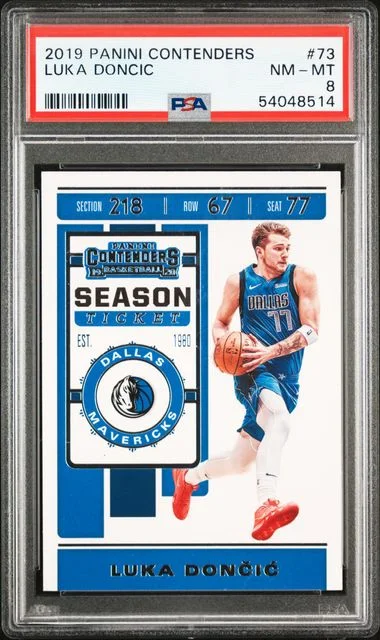 2019 Panini Contenders Luka Doncic #73 card image