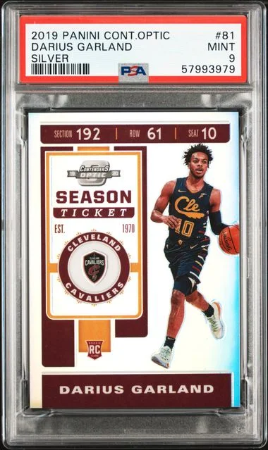 2019 Panini Contenders Optic Darius Garland #81 card image