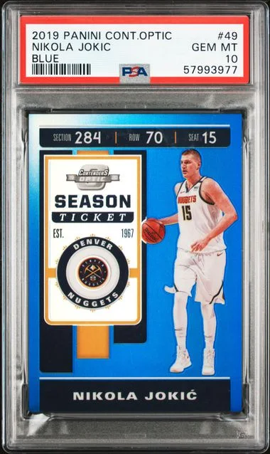 2019 Panini Contenders Optic Nikola Jokic #49 card image