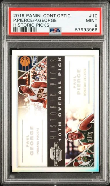 2019 Panini Contenders Optic Paul George/Paul Pierce Historic Picks #10 card image